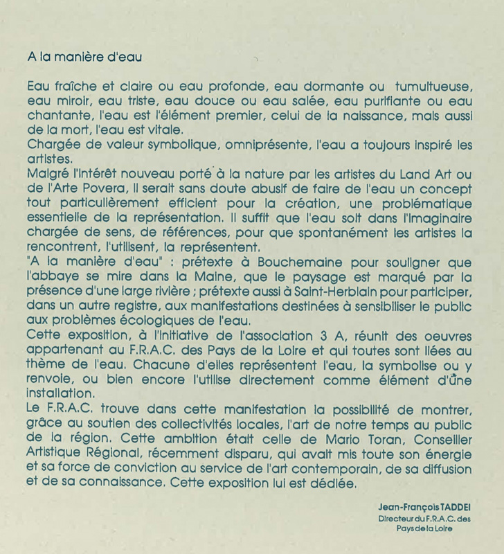 Frac des Pays de la Loire "Kagu Mobilier Japonais" 1984