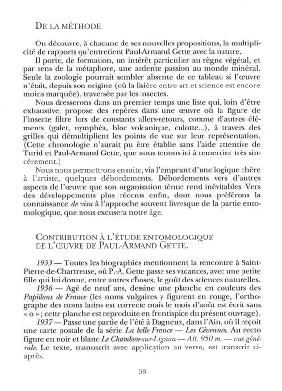Frac des Pays de la Loire Catalogue d'exposition Paul-Armand Gette 1993