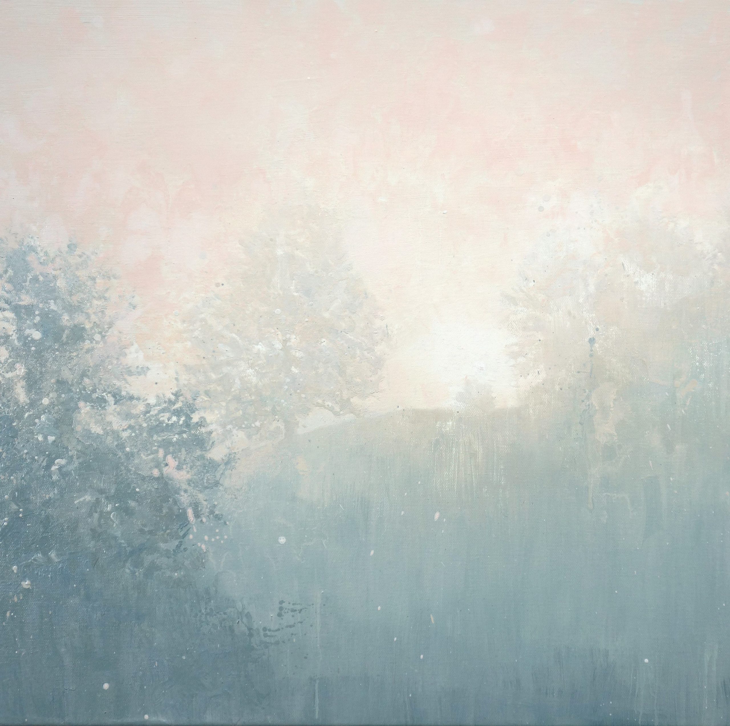 Zhu Hong, Lumière 1604 (détail), 2020, huile sur toile, 50x70 cm ©Zhu Hong